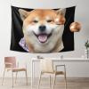 SwpWab Happy Shiba Home Decoration Tapestries Placed In The Living Room Bedroom Keep Full Load view 2