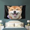 SwpWab Happy Shiba Home Decoration Tapestries Placed In The Living Room Bedroom Keep Full Load view 3