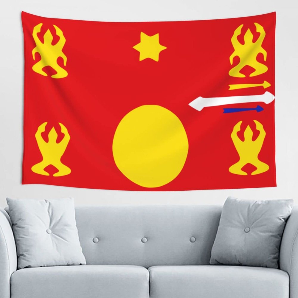 SwpWab Hmong People of Laos Flag Home Decoration Tapestries Placed In The Living Room Bedroom Keep Full Load
