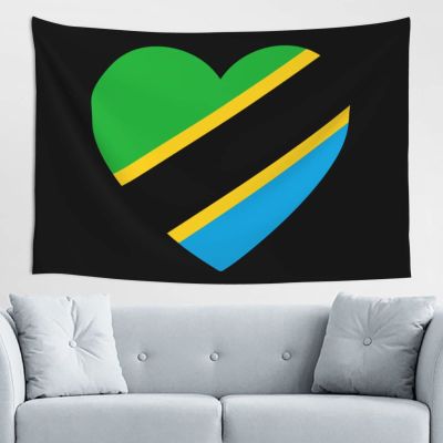 SwpWab Tanzania Flag Home Decoration Tapestries Placed In The Living Room Bedroom Keep Full Load