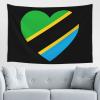 SwpWab Tanzania Flag Home Decoration Tapestries Placed In The Living Room Bedroom Keep Full Load view 1