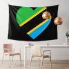 SwpWab Tanzania Flag Home Decoration Tapestries Placed In The Living Room Bedroom Keep Full Load view 2