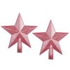 Top Star - Chic Plastic Christmas Tree Toppers for Holiday Decor 7.87 X 7.08 Inches Perfect for Home and Office Decoration view 1