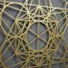 Colorfull Worlds Metatron Cube Metal Wall Art, Sacred Geometry Wall Decor, Modern Home and Office Wall Decor Gift for New Year, Christmas or Housewarming (12" x 12" | Gold) view 4