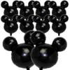 10 PCS Black Bear Head Foil Balloons for Kids 24" Panda Mylar Balloons for 1st Birthday Bear Head for Kids Party Decoration and Birthday Party Supplies view 1