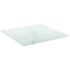 vidaXL 11.8"x11.8" 0.2" Thick Square Table Top, Tempered Glass with Marble Design, Ideal for Dining Tables, Coffee Tables, Garden Tables view 3