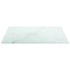 vidaXL 11.8"x11.8" 0.2" Thick Square Table Top, Tempered Glass with Marble Design, Ideal for Dining Tables, Coffee Tables, Garden Tables view 4