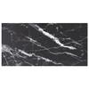 vidaXL - 39.4"x19.7" Black Table Top, Tempered Glass with Marble Design, Perfect for Dining Tables, Coffee Tables and Garden Tables view 1