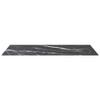 vidaXL - 39.4"x19.7" Black Table Top, Tempered Glass with Marble Design, Perfect for Dining Tables, Coffee Tables and Garden Tables view 4