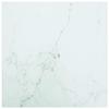 vidaXL Tempered Glass Square Table Top with White Marble Design 15.7"x15.7" 0.2" - Stylish and Durable for Dining Tables, Coffee Tables, Garden Tables. view 1