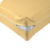 Velosso 1 Piece Striped Zipper Mattress Cover Only Twin Size 8" Pocket Sold Separately 1000 Thread Count 100% Egyptian Cotton, Gold view 1