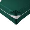Velosso 1 Piece Striped Zipper Mattress Cover Only King Size 6" Pocket Sold Separately 1000 Thread Count 100% Egyptian Cotton, Teal Green view 1