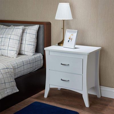 Acme Babb Night Table in White 97264
