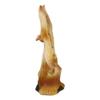 1 Pcs Lifelike Patriotic American Bald Eagle With Eaglets In Nest Faux Wood Figurine view 2