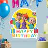 JJ And Brothers CoComelon Birthday in PVC I EGD X CoComelon Series I PVC Party and Birthday Supplies I Support with Double-Sided Tape I Multiple Size Options (Wide 15"x 16" Height) view 1