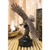 1 Pcs Wings Of Glory Swooping Eagle Bronze Electroplated Figurine With Base Statue view 1