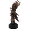 1 Pcs Wings Of Glory Swooping Eagle Bronze Electroplated Figurine With Base Statue view 3