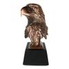 1 Pcs Of 8.25" H Majestic Royal Bald Eagle Stoic Head Bust Taxidermy Figurine With Base view 2