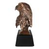 1 Pcs Of 8.25" H Majestic Royal Bald Eagle Stoic Head Bust Taxidermy Figurine With Base view 3