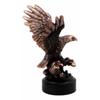 1 Pcs Wings Of Glory Bald Eagle With American Flag Bronze Electroplated Figurine view 4