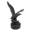 1 Pcs Wings Of Glory Bald Eagle Swooping Over Stormy Ocean Waves Electroplated Statue view 2