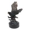 1 Pcs Wings Of Glory Bald Eagle Swooping Over Stormy Ocean Waves Electroplated Statue view 4