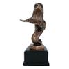 1 Pcs Small Majestic American Bald Eagle Head Bust Bronzed Resin Figurine 7" Tall view 4