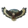 1 Pcs King Of The Skies Bald Eagle Open Wings With Mountain Scene Wall Decor Plaque view 2