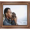Poster Palooza 5x8 Inch Traditional Walnut Complete Wood Picture Frame with UV Acrylic Plexiglass, Foam Board Backing & Hardware Included - 5x8 Inch Frame view 1