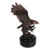 1 Pcs Of 6.5" H Wings Of Glory Patriotic Bald Eagle Swooping On Prey Figurine With Base view 4
