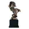 1 Pcs Majestic Wings Of Glory 2 American Bald Eagles Family Unit Sculpture With Base view 3