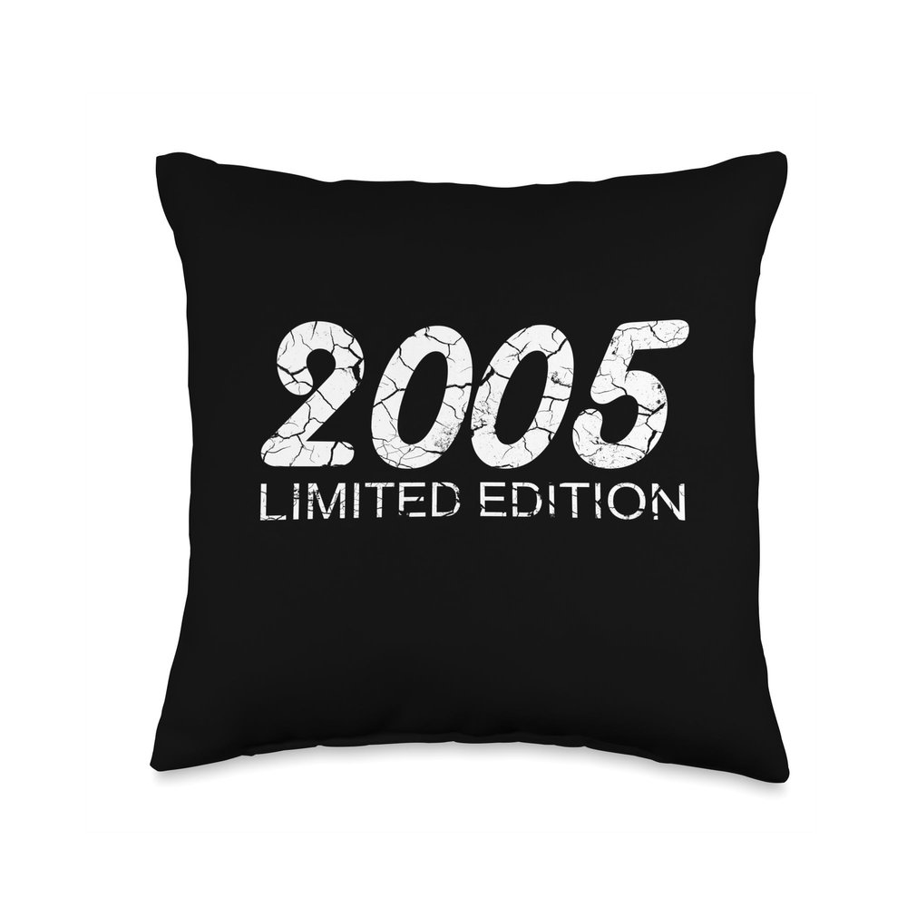 21 years old boy Limited edition 21th birthday present girl Throw Pillow