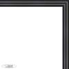 Poster Palooza 22x28 Traditional Black Complete Wood Picture Frame with UV Acrylic Plexiglass, Foam Board Backing & Hardware Included view 2