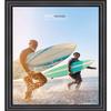 Poster Palooza 22x28 Traditional Black Complete Wood Picture Frame with UV Acrylic Plexiglass, Foam Board Backing & Hardware Included view 4