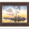 Poster Palooza 10x24 Traditional Antique Gold Complete Wood Picture Frame with UV Acrylic Plexiglass, Foam Board Backing & Hardware Included view 3