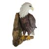 1 Pcs Large Mountain Grand Bald Eagle Perching On Tree Branch Wall Decor Plaque 17.5" H view 4