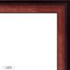 Poster Palooza 5x8 Inch Traditional Mahogany Complete Wood Picture Frame with UV Acrylic Plexiglass, Foam Board Backing & Hardware Included - 5x8 Inch Frame view 2