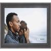 Poster Palooza 8.5x11 Frame (Letter Size) Contemporary Pewter Complete Wood Picture or Document Frame with UV Acrylic Plexiglass, Foam Board Backing & Hardware Included view 3