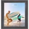 Poster Palooza 8.5x11 Frame (Letter Size) Contemporary Pewter Complete Wood Picture or Document Frame with UV Acrylic Plexiglass, Foam Board Backing & Hardware Included view 4
