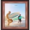 Poster Palooza 16x22 Contemporary Walnut Complete Wood Picture Frame with UV Acrylic Plexiglass, Foam Board Backing & Hardware Included view 4