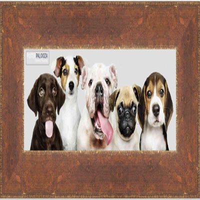 Poster Palooza 14x40 Distressed/Aged Antique Gold Complete Wood Panoramic Frame with UV Acrylic Plexiglass, Foam Board Backing & Hardware Included