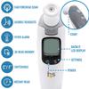HealthSmart Talking Infrared Ear & Forehead Thermometer, No Probe Covers Needed, Visual Fever Alarm, Audio Readings in English & Spanish, Instant Scan view 3