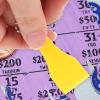12pcs Lottery Ticket Scratcher Tool Plastic Scraper Tool Keychain Labels Remover Tool with Keychains Scoop Shape Scratcher Tool for Sublimation (Random Color) view 3
