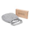 ENBEI Handmade Crochet BagBoho Chic Shoulder Bag, Aesthetic Kinted Bag,Cute Crossbody Bag,Perfect for Beach, Shopping or Daily Use Stylish Durable (grey) view 4