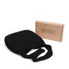 ENBEI Handmade Crochet BagBoho Chic Shoulder Bag, Aesthetic Kinted Bag,Cute Crossbody Bag,Perfect for Beach, Shopping or Daily Use Stylish Durable (black) view 4