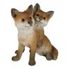 1 Pcs Lifelike Wildlife Woodlands Animal Pet Pals Frolicking Baby Fox Cubs Figurine view 2