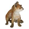 1 Pcs Lifelike Wildlife Woodlands Animal Pet Pals Frolicking Baby Fox Cubs Figurine view 3