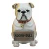 1 Pcs Realistic Large Welcome Statue 12" Tall Adorable Sitting Bulldog view 2
