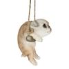 1 Pcs Lifelike Puppy Dog On Branch Swing Hanger Wall Decor Figurine view 2