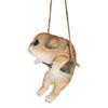 1 Pcs Lifelike Puppy Dog On Branch Swing Hanger Wall Decor Figurine view 3
